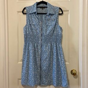 Paisley Denim Dress
